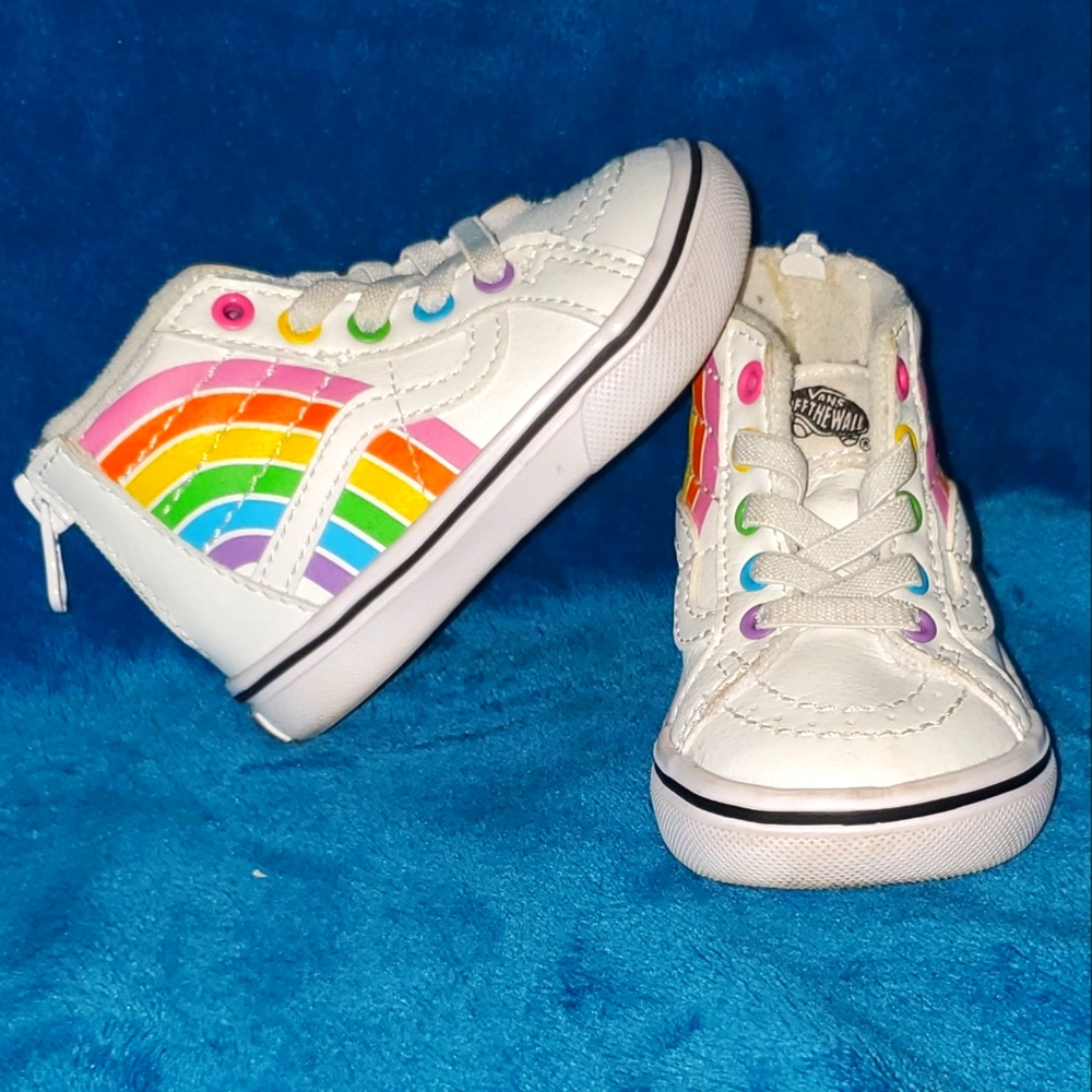 Toddler Rainbow Hi-top Sneakers